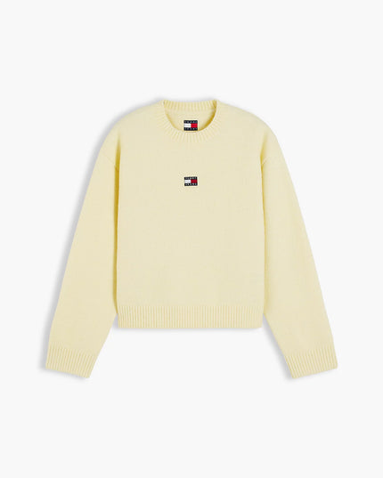 Tommy Badge Fluffy Jumper With Alpaca - Day Lily