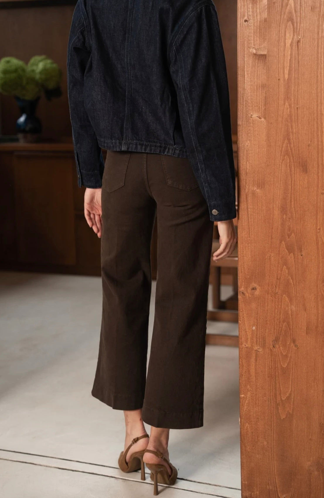 Emily Flared Jean - Chocolate