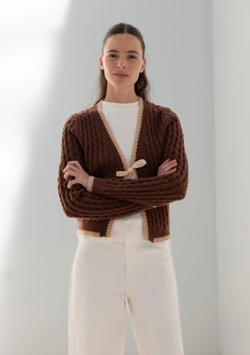 Layla Cardigan - Ecru