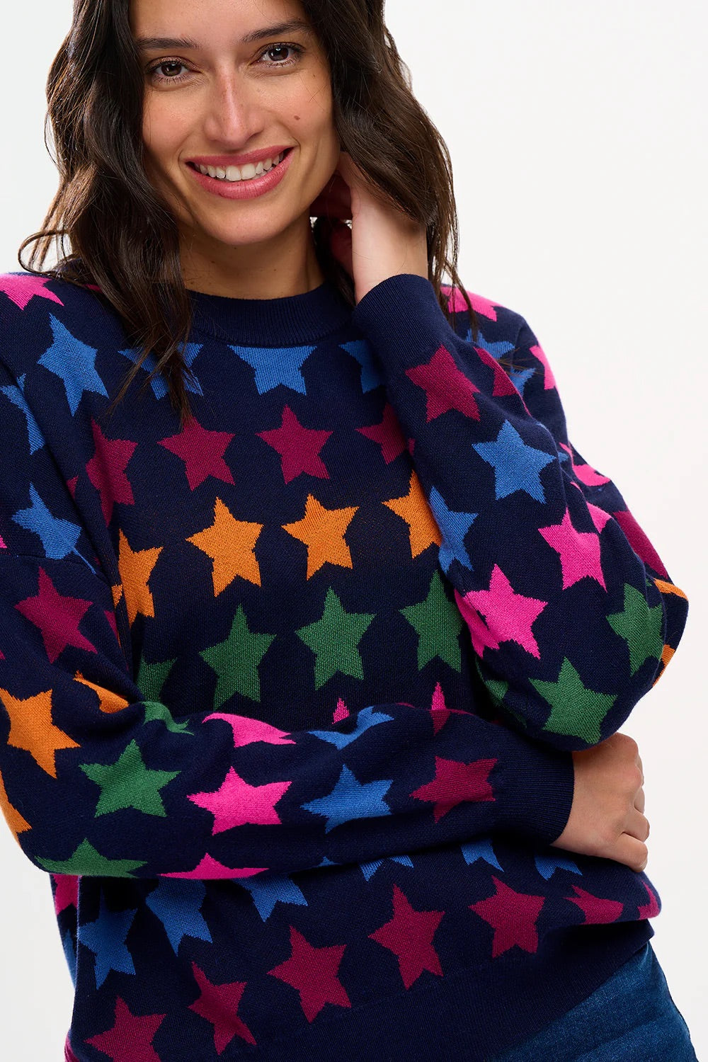 Sugarhill Brighton - Annalee Jumper - Multi, Large Star Repeat