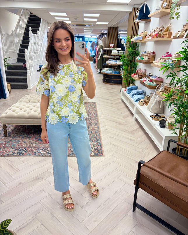 Lexie Floral Embroidered Top