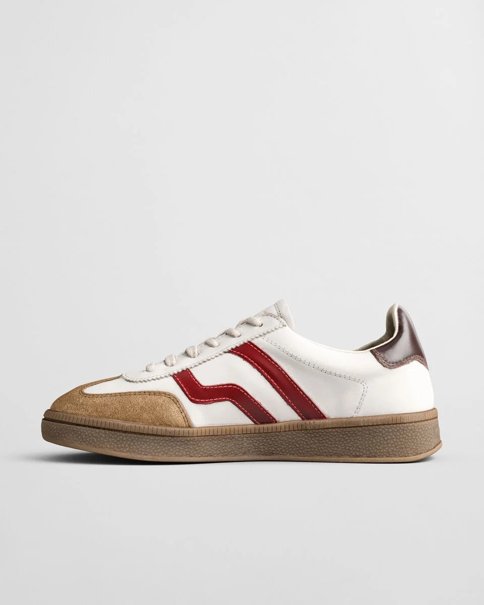 GANT Cuzima Leather Sneakers - Soft Oat