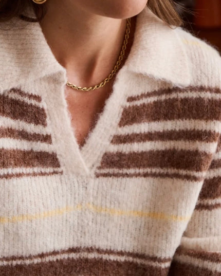 Juliet Soft Knit Polo Sweater