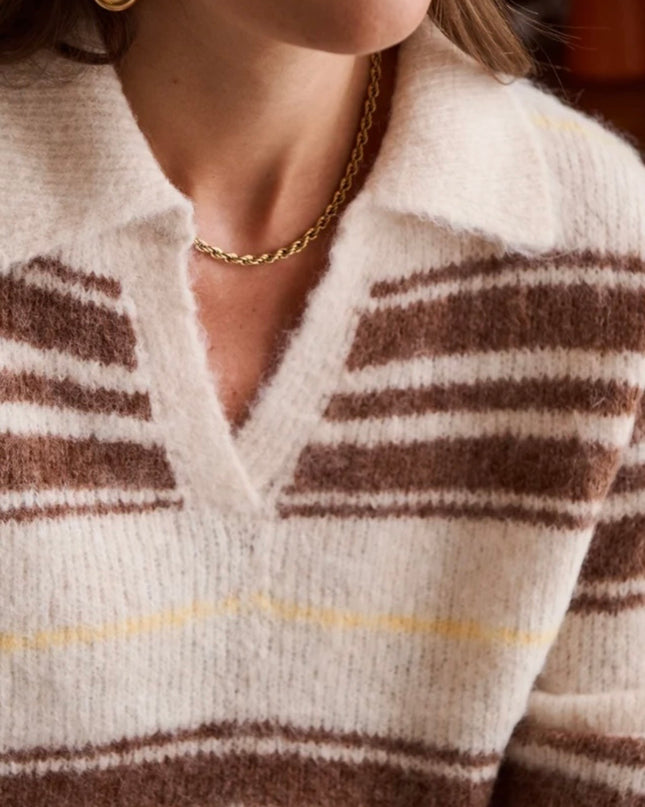 Juliet Soft Knit Polo Sweater
