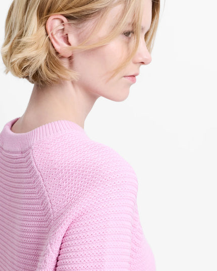 Lilly Mozart Short Sleeve Jumper - Light French Pink