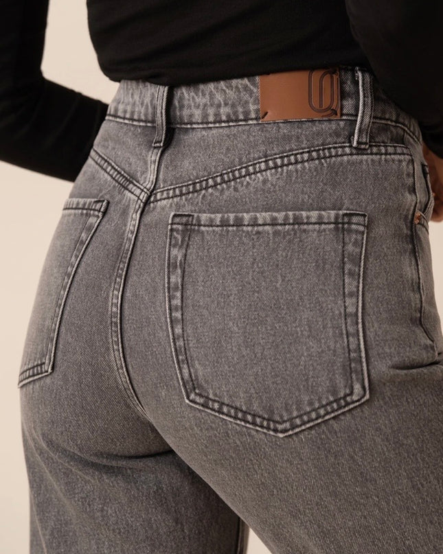 Berry Tapered Jean - Grey