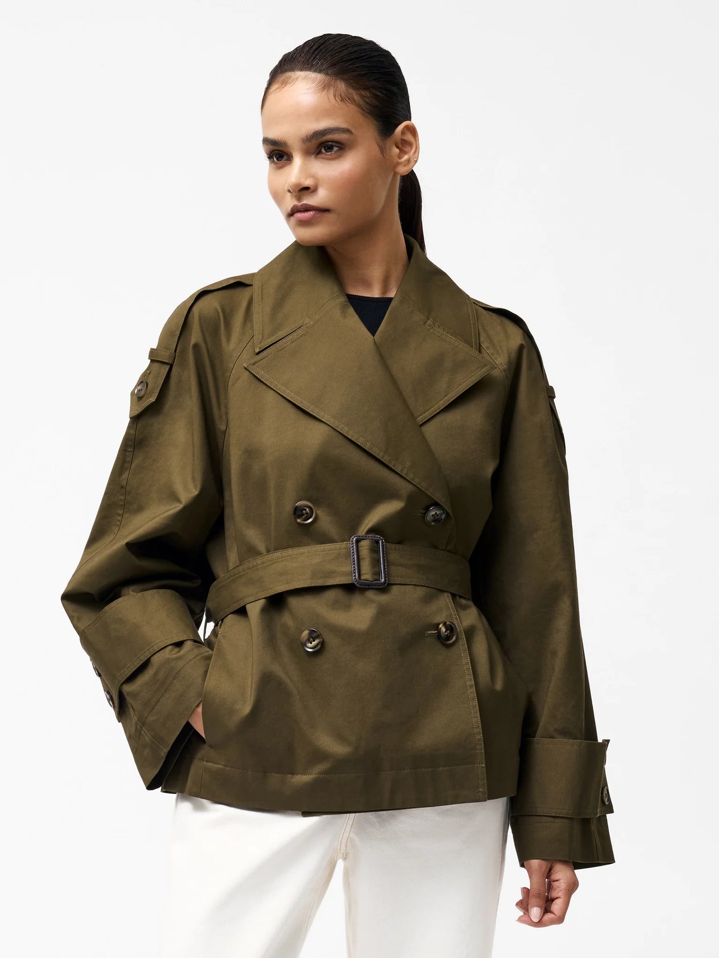 Denby Trench Coat - Khaki