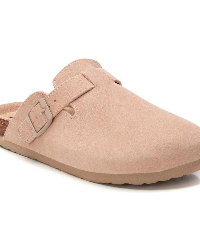 XTI 142871 Microfibre Clog - Soft Beige