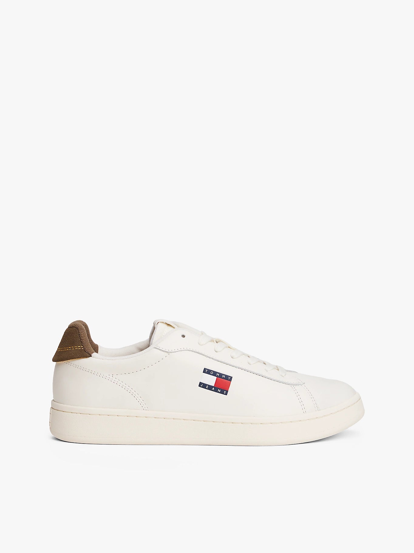 Archive Court Leather Trainers - Ivory/Homestead