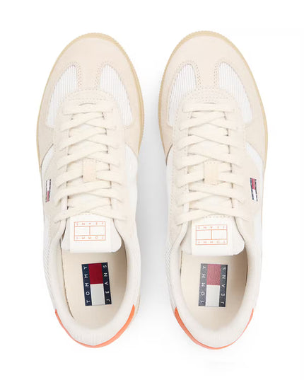 TJM Greenwich Mixed Edge Sneaker - Newsprint