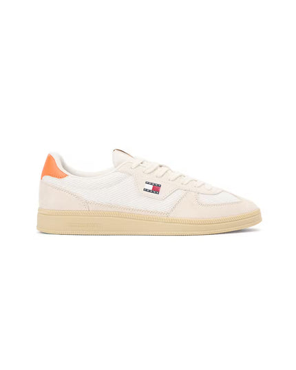 TJM Greenwich Mixed Edge Sneaker - Newsprint
