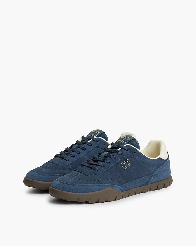 Tommy Jeans Low Suede Runner Admiral Blue