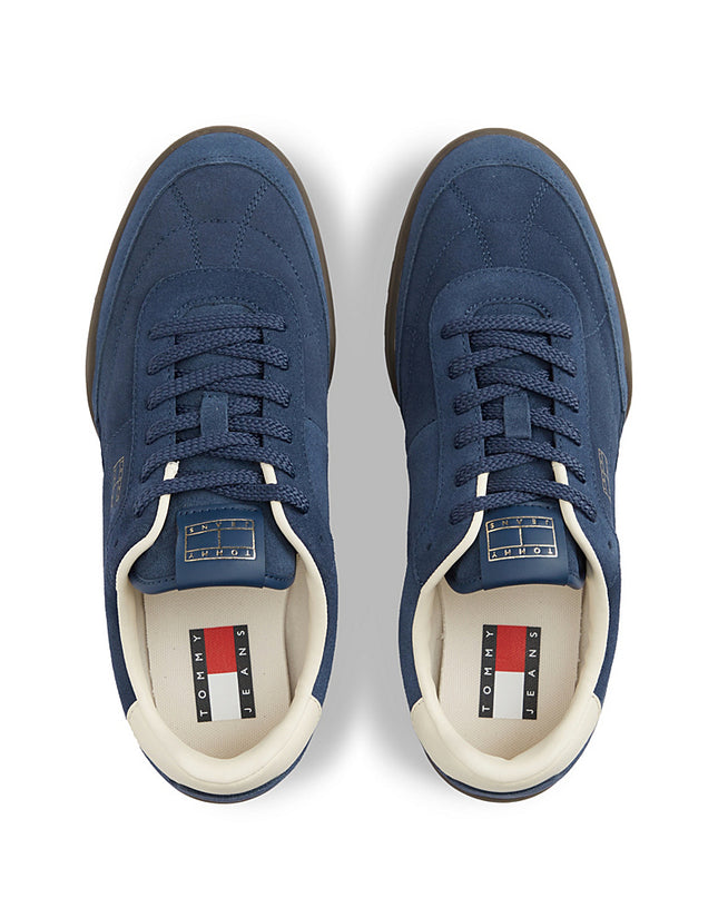 Tommy Jeans Low Suede Runner Admiral Blue