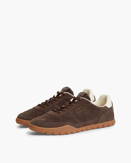 Tommy Jeans Low Suede Runner Deep Brown
