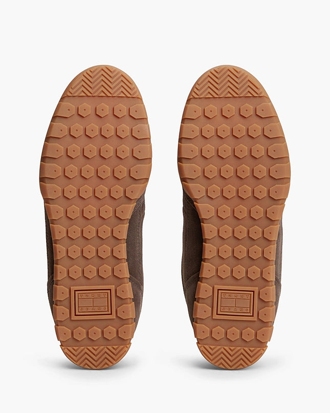 Tommy Jeans Low Suede Runner Deep Brown