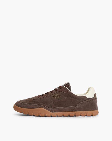 Tommy Jeans Low Suede Runner Deep Brown