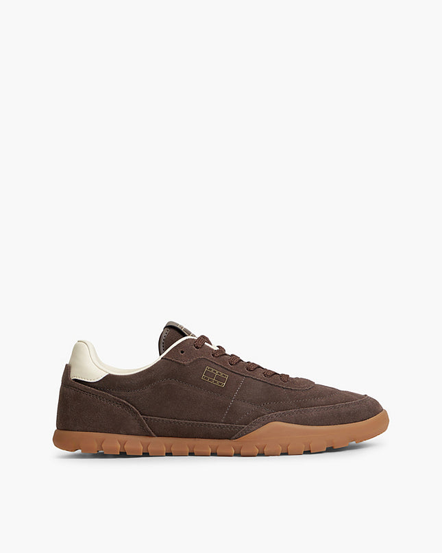 Tommy Jeans Low Suede Runner Deep Brown