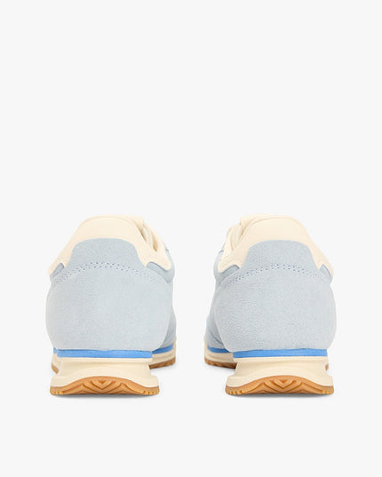 Low Profile Suede Serrated Trainers - Soring Skies