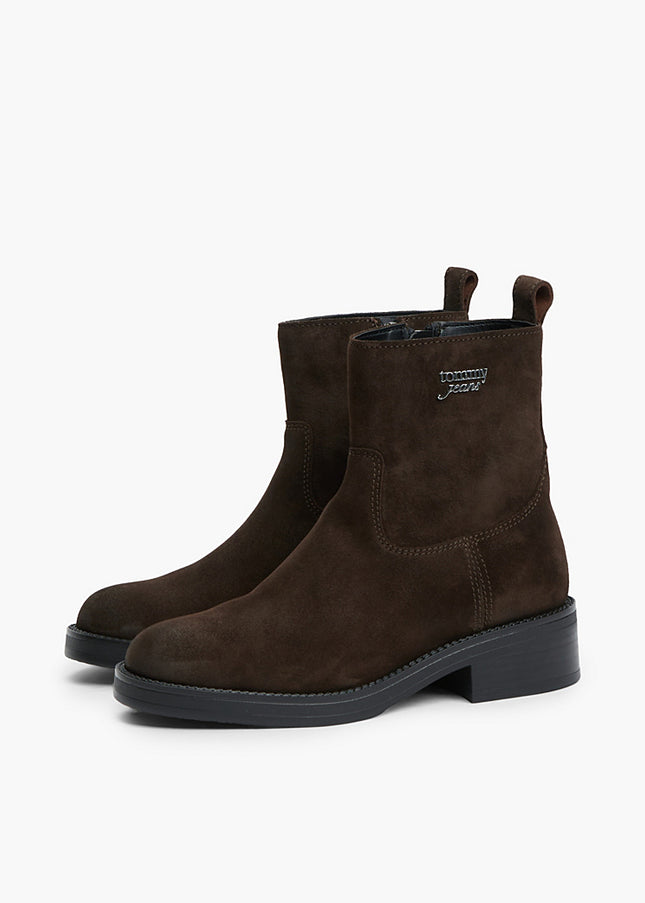 Suede Soft Outsole Chelsea Boots - Deep Brown