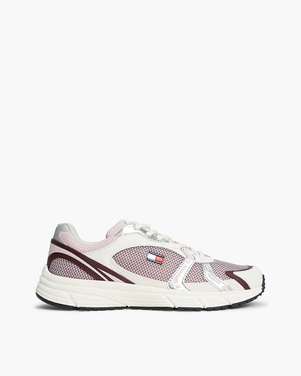 Tommy Jeans Modern Runner - Ivory/Burgundy Velvet