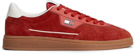 The Greenwich Edge Suede Trainers - Arizona Red