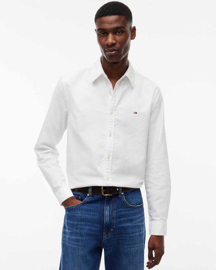 TJM Regular Oxford Shirt - Ecru