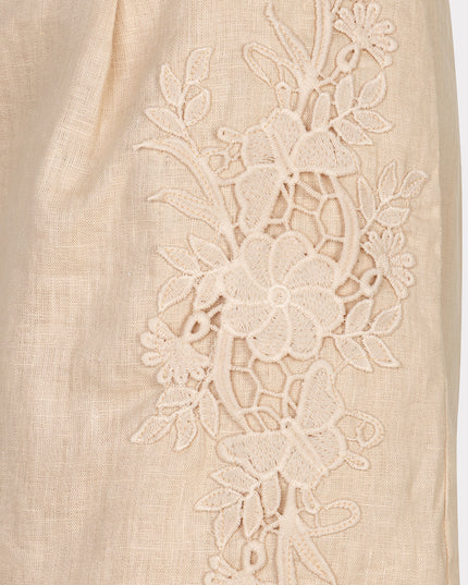 EsQualo Linen Shorts - Sand