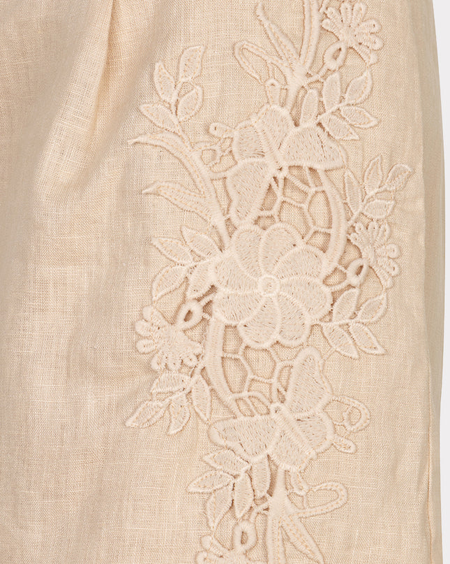 EsQualo Linen Shorts - Sand