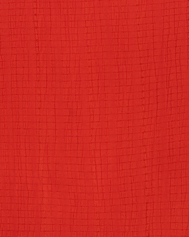 EsQualo Fancy Crinkle Top - Red