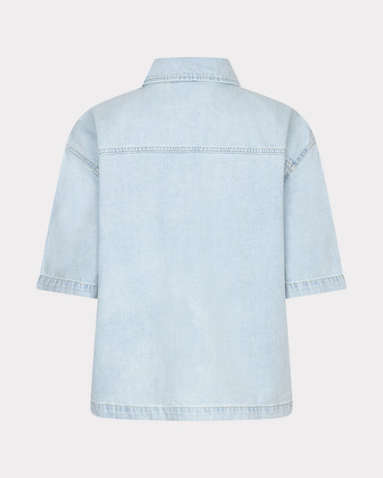 EsQualo Short Sleeve Denim Shirt