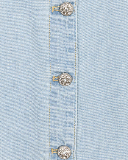 EsQualo Short Sleeve Denim Shirt