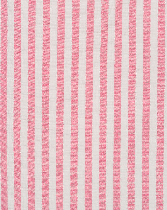 EsQualo Sleeveless Stripe Blouse - Pink