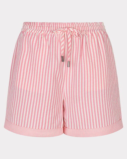 EsQualo Pinstripe Short - Pink