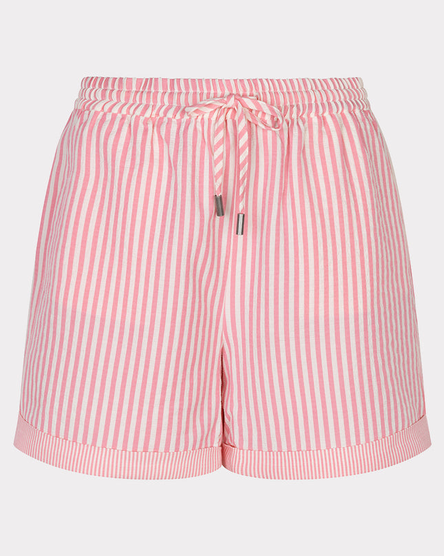 EsQualo Pinstripe Short - Pink