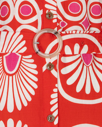 EsQualo “Heartfelt” Dress - Red