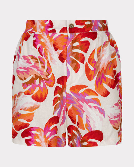 EsQualo “Wonders” Shorts - Leaf Print