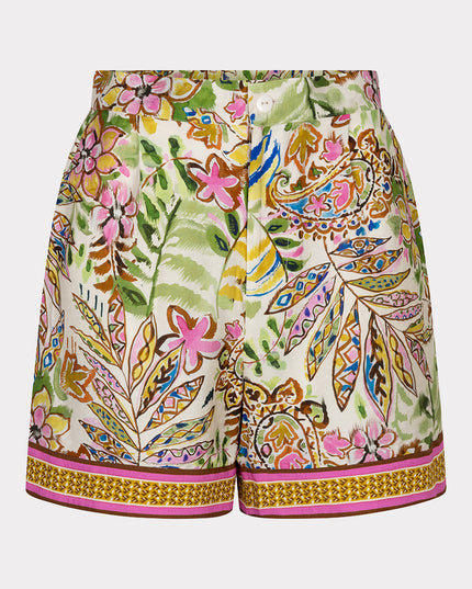 EsQualo Jungle Print Shorts