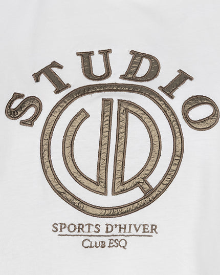 'Studio EsQualo' T-Shirt - Off White