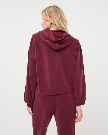 Luxe Modal Hooded Sweatshirt - Merlot