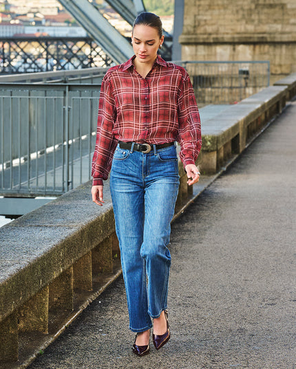 Straight Leg Denim Jean