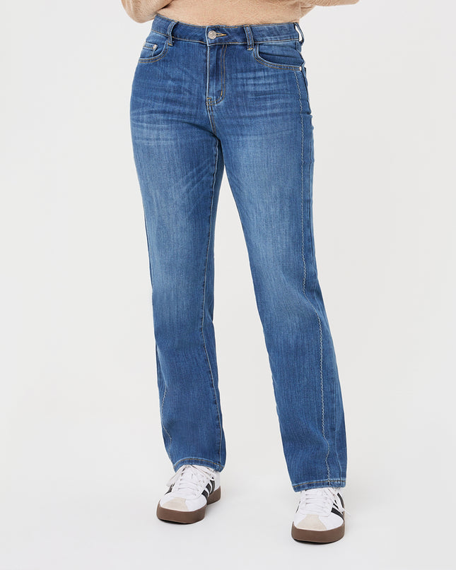 Straight Leg Denim Jean