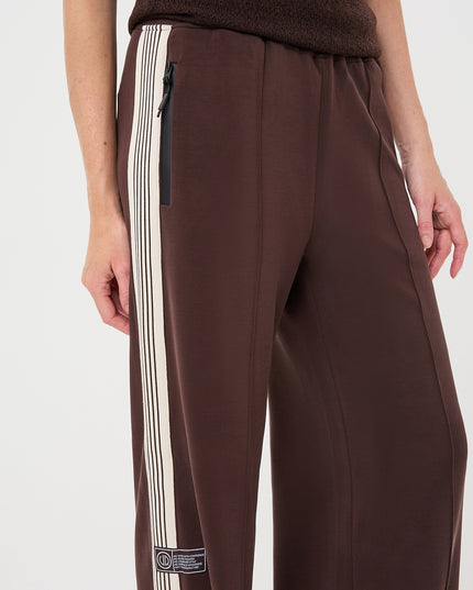 Taped Modal Trouser - Cacao