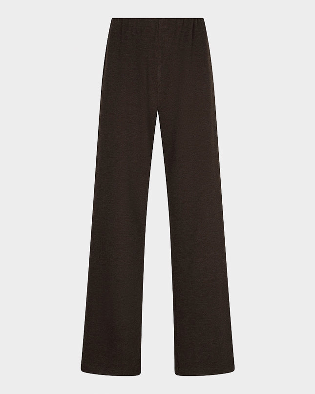 Straight Leg Knit Trouser - Cacao