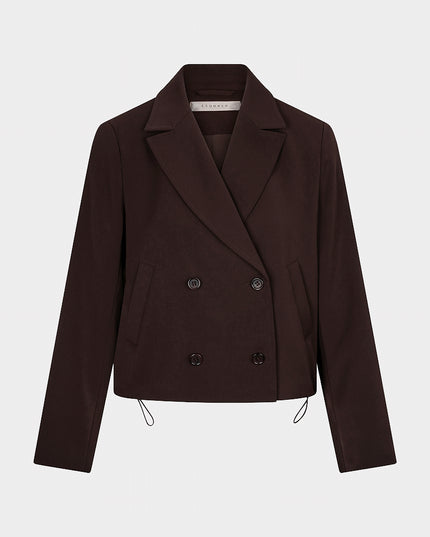 Cropped Blazer - Cacao