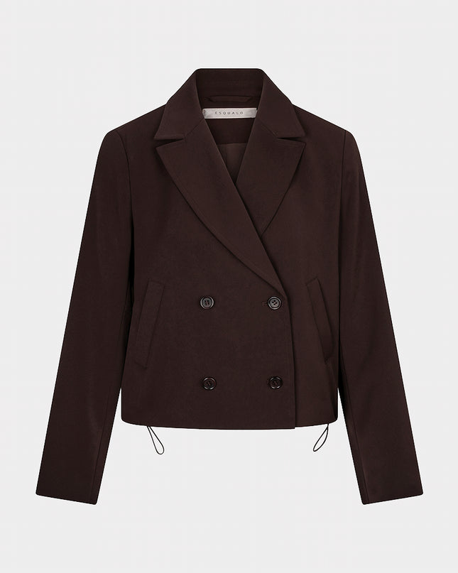 Cropped Blazer - Cacao