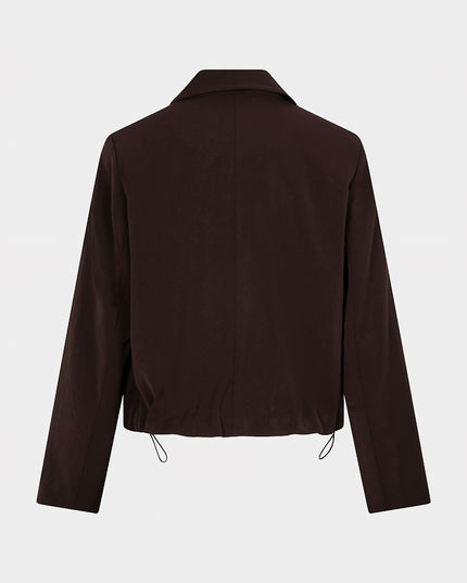 Cropped Blazer - Cacao