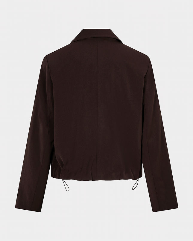 Cropped Blazer - Cacao