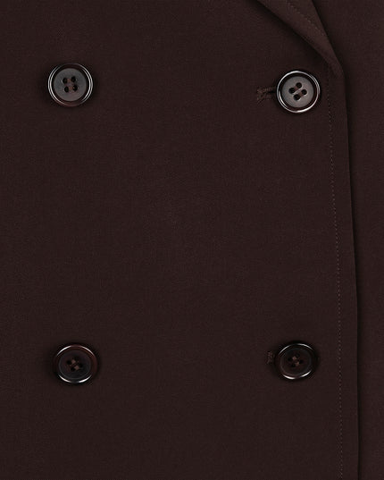 Cropped Blazer - Cacao