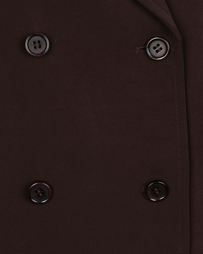 Cropped Blazer - Cacao