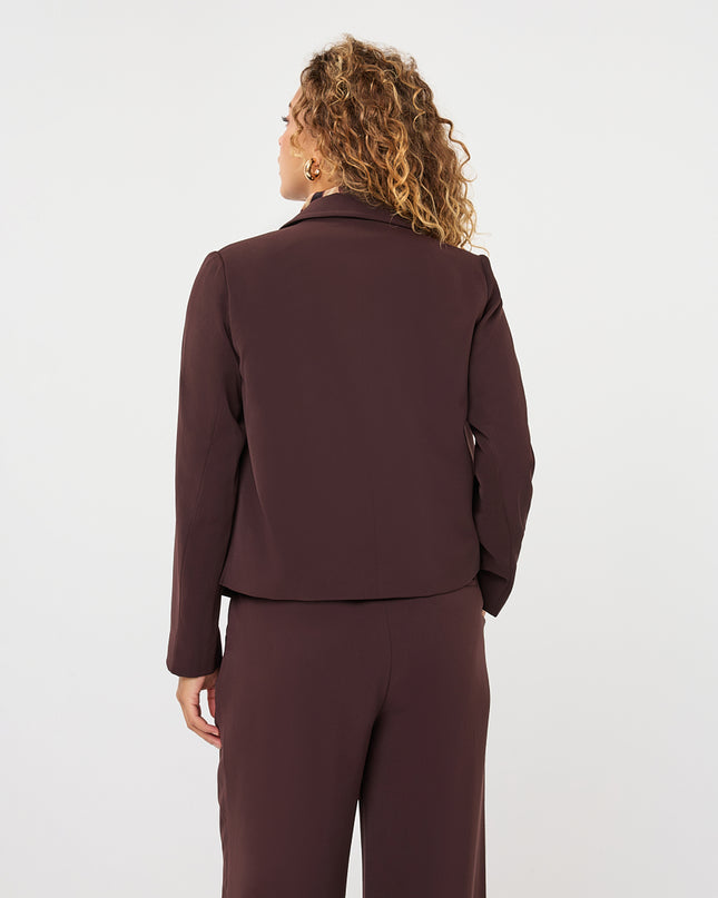 Cropped Blazer - Cacao